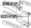 NISSA 546133U800 Stabiliser Mounting